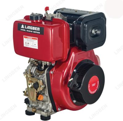 China Lingben air cooled engine diesel 4 stroke for sale LB186FA for sale