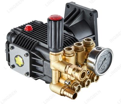 China 250bar 16LPM motor direct drive high pressure plunger pump LB-P250A for sale