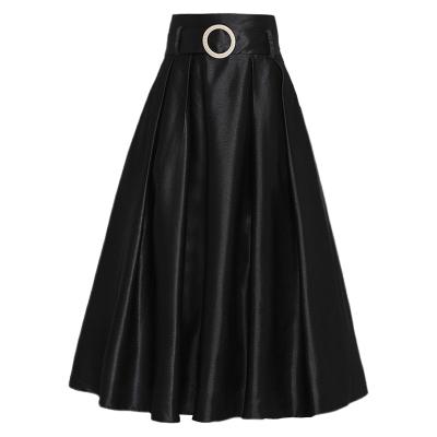 China Ladies Midi 2022 New Design Anti-static Elegant Long Skirt A Line Skirts High Waist Maxi Skirt For Women Casual Style for sale