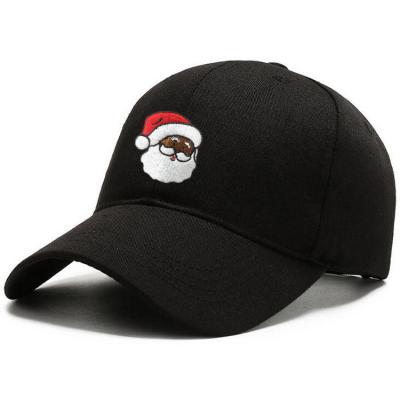 China COMMON ADULT Bdjustable Ski Baseball Cap Embroidery Christmas Baseball Cap Sika Deer for sale