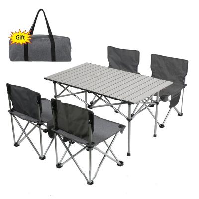 China Picnic Fishing Camping Chair And Modern Outdoor Portable Ultralight Foldable Dining Table Set for sale