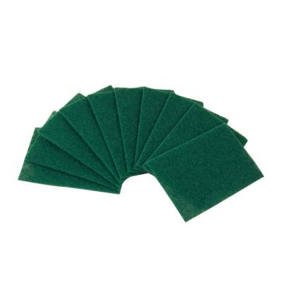 China Sustainable EARTH Brand Household Kitchen Cleaning Products Polyester Dish Pot Washing Green Scouring Pad for sale