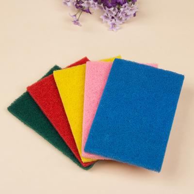 China EARTH Viable Brand Polyester Tableware Custom Packed Strong Clean Colorful Scouring Pad for sale