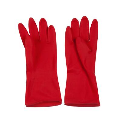 China Custom made household waterproof latex gloves opp bag packing PVC glovelies waterproof latex household rubber gloves 50g for sale