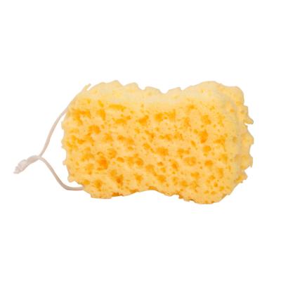 China EXFOLIATE newest 18*11*5.5cm large shaped body foam mesh shower sponge from home wash loofah factory for sale