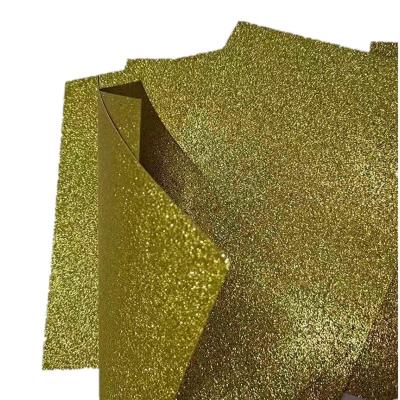 China Cardboard World 300G Double Sided Glitter Craft Cardboard Custom Size DIY Glitter for sale