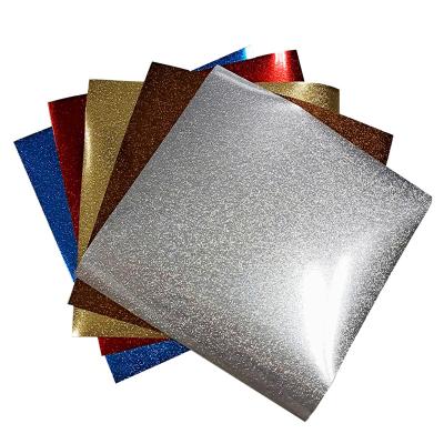 China Europe Soft Surface Glitter Craft Cardboard Glitter Film Card Paper for sale