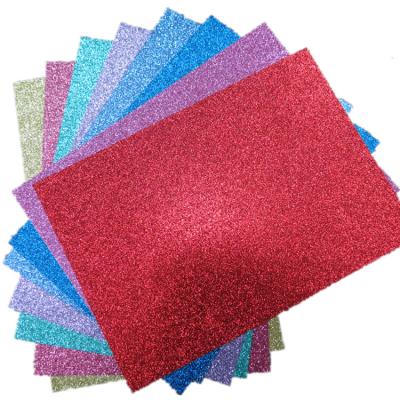 China Europe A4 Soft Touch Glitter Paper Many Colors Scrapbooking Card Making A4 Glitter Paper Card for sale