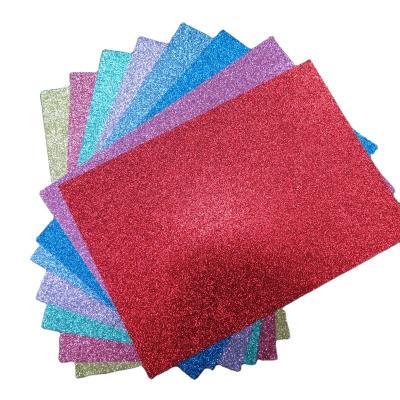 China Europe A4 Size 250gsm Crafts Glitter Paper Cardboard for sale