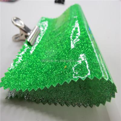 China Abrasion-resistant PVC glitter vinyl fabric for sale