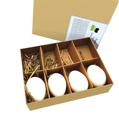 China Recyclable Custom Design Corrugated Egg Packaging Cardboard Paper Box 24 Drawer Egg Incubator Egg Carrier Box for sale