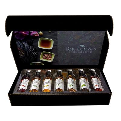 China Custom Recyclable Rectangular Gift Box Olive Oil Bottle Packaging Printing Logo Wholesale Printing Logo Tea Leaves Oil Packaging Box for sale