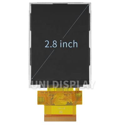 China 240*320 viewing angle tft display at 6 o'clock standard 2.8 inch tft lcd module for industrial handheld device 2.8 inch for sale