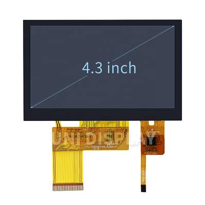 China UNI SHOW 5 point touch screen module 4.3 inch 800x480 IPS hd capacitive lcd display for smart home applications 4.3 inch for sale