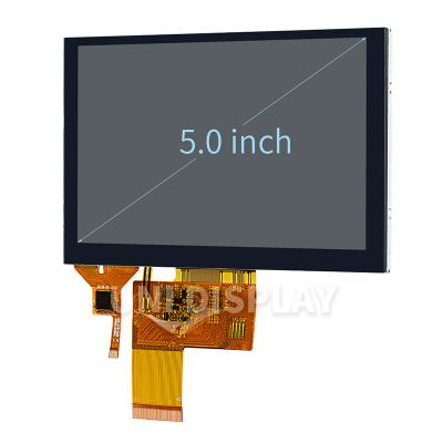 China UNI DISPLAY 800 x 480 LCD Display with Touch Screen 5.0 Inch TFT Display Module with Capacitive Touch Screen 5.0 Inch for sale