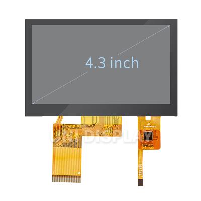 China UNI DISPLAY for industrial application 480 x 272 touch screen module 4.3 inch TFT display with capacitive touch screen 4.3 inch for sale