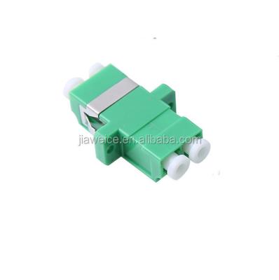 China FTTH LC/APC To LC/APC Duplex Singlemode Type Plastic Fiber Optic LC Adapter for sale