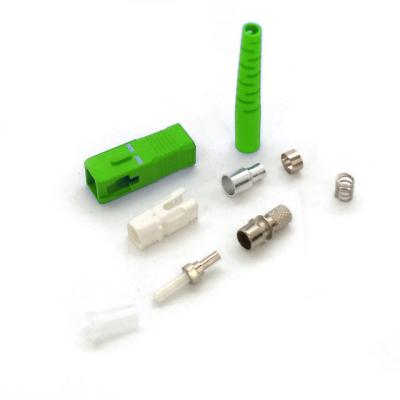 China FTTH factory fiber optic SC LC fc ST deutch dome connector kit with ferrule for sale