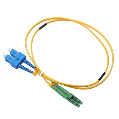 China Network LC APC to SC UPC, SM, Duplex, 2.0MM, 3M, LSZH, 9/125, OS2 Fiber Optic Patch Cord for sale