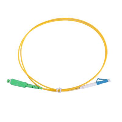 China FTTH Fine Quality SC to LC APC/UPC Singlemode Simplex Fiber Optic Patch Cord Cable for sale