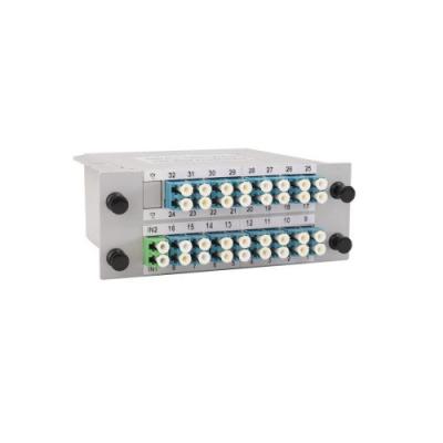 China Low Insertion Loss Cassette Type LGX PLC Box Type Optical Splitter With LC Fiber Adapter for sale