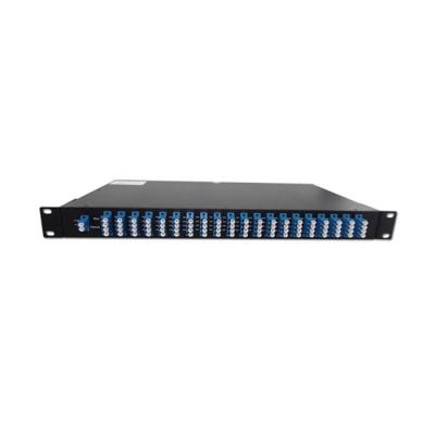 China SC/APC 1U 19 Density Cabling Application Scenario FTTH Fiber Optic PLC Splitter Fiber Optic Patch Panel Ultra-High Rack Mount for sale