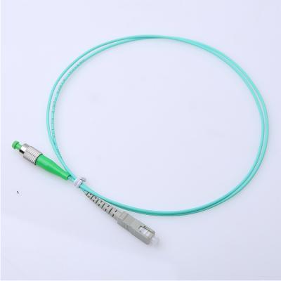 China FTTH factory supply hot price SC to FC APC/UPC simplex singlemode fiber optic patch cord cable for sale