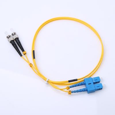 China FTTX Network ST UPC to SC APC, SM, Duplex, 2.0MM, 3M, LSZH, 9/125, OS2 Fiber Optic Patch Cord for sale