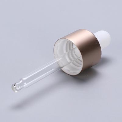 China Alumina Essential Oil Non Refillable Glass Dropper Customized Dropper For Cosmetic Packaging for sale