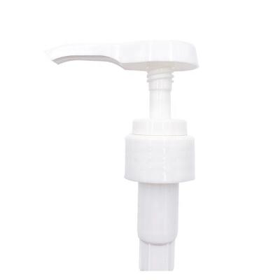 China Non Spill Customizable A+ Color 28/410 Closure Lotion Pump Dispenser PP Plastic Material Syrup Pump for sale