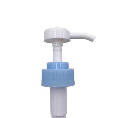 China Non Spill PP 32/410 40/410 Plastic Type 28/410 Closure Blue Color Sink Lotion Pump for sale