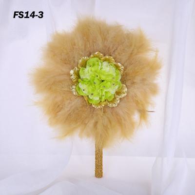 China Wholesale Feather Feather Hand Fan Nigerian Escrow Hand Fan for sale