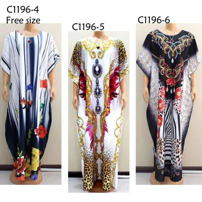 China Anti-Wrinkle Free Size Dress Abaya Beach Wear Muslim Chiffon Kaftan Dresses For Women Turkish Long Dress for sale