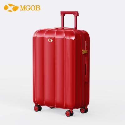 China 2023 MGOB factory fashionable hard PC luggage case trolley cosmetic handbags suit small case for travel PC luggage bags for sale