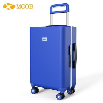 China Hot Shell Trolley Luggage MGOB Travel Trolley Suitcase Design Travel Trolley Suitcase Hot PC Luggage Color Hard Special Boys Girls Students for sale