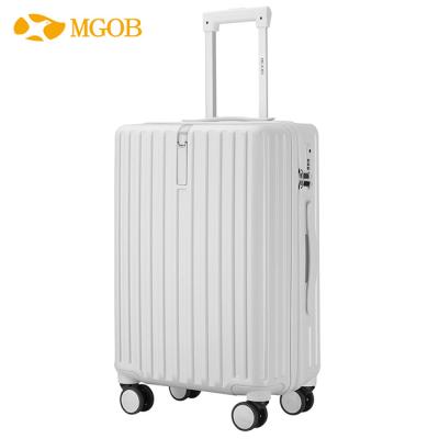 China Hard Shell Trolley Luggage MGOB Travel Trolley Bag PC Suitcase Airline Luggage Spinner Rolls Checked Designer 24 Inch Suitcases for sale