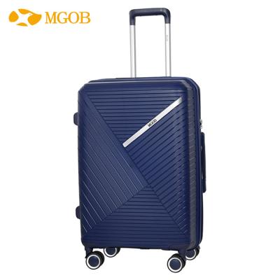 China New Arrival PP 360 Hard Shell Trolley Luggage MGOB Hard Case Rolling Traveling Bags 24 Inch Business Travel Suitcase Hardshell Trolley Luggage for sale