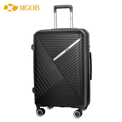 China Shell Trolley Luggage hard MGOB 2023 pp rolling luggage sets travel foldable suitcases with lock wheels trolley cases multifunctional big universal bag for sale