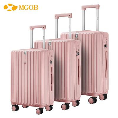 China Wholesale MGOB 2023 New Fashionable 2023 New Fashionable MGOB Luggage 3 Pcs Sets Suitcase Bags Trolley Travel PC Suitcase for sale