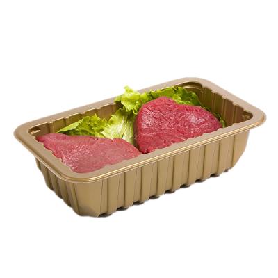 China Envases de plástico desechables para envases de carne fresca y frutas y verduras en venta