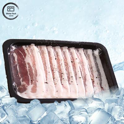 China Custom Retort PP Meat Tray Plastic For Oyster And Frozen Meat Packaging With Secure Seal And Durable Design for sale