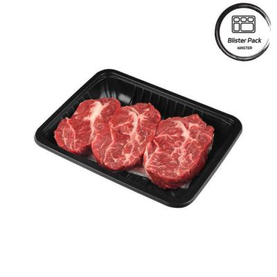 China Premium PP Material Plastic Meat Trays Freezer Friendly Fresh Packaging Solution for sale