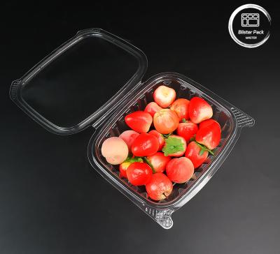 China 8oz Reusable PET Eco Friendly Salad Packaging Premium Salad Container For Lunch for sale