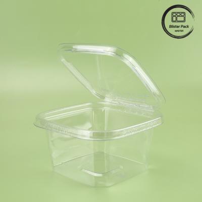 China Cajas de plástico transparentes para almacenar alimentos Contenedores de ensalada sin BPA en venta