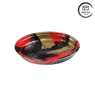 China Convenient Single And Multi Cell Large Disc Disposable Sushi Trays For Varied Dining Needs for sale