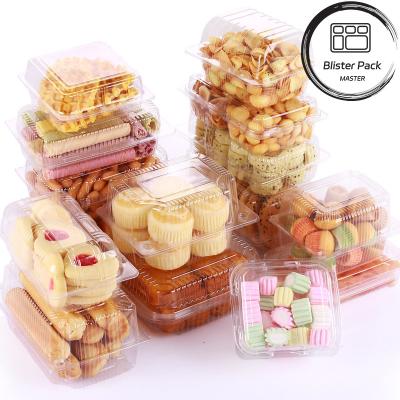 China Disposable Clear PET Cake Blister Packaging Baking Suitable for Pastries and Baked Goods for sale