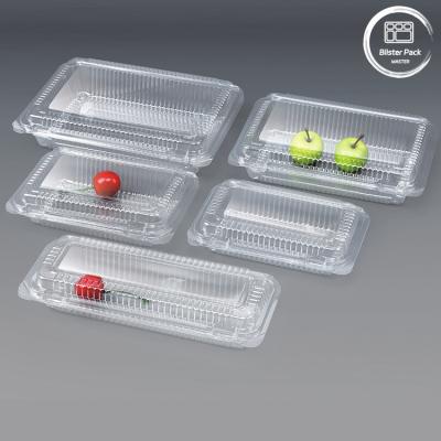 China Op maat gemaakte transparante wegwerpcontainer voor fruit - PET-plastic tray voor de opslag van verse producten Te koop