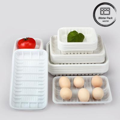 China Durable PP Material Fruit & Disposable Vegetable Tray Freezer-Safe Grinder Fresh Packaging for sale