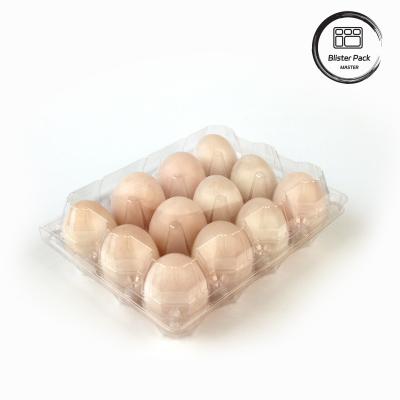 China Plastic Egg Tray Versatile Container With 4 To 15 Holes Transparent Custom Thermoformed Trays for sale