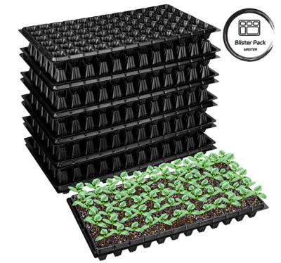 China 72-Hole Seedling Raising Plastic Seedling Trays Eco Friendly Indoor Plant Cultivation Tray for sale